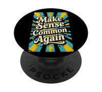 Rendere il senso comune di nuovo Saggezza retrò PopSockets PopGrip Adesivo