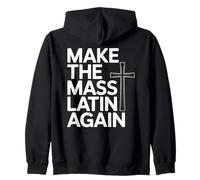 Rendere la Messa Latina di Nuovo Liturgia Cattolica Felpa con Cappuccio