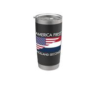 Rendere l'America Prima E Olanda Seconda Vettoriale Bicchiere termico in acciaio inox doppia parete