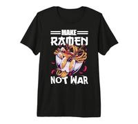 Rendere Ramen Not War Divertente Cibo Giapponese Citazione Maglietta Premium