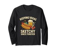 Rendere Vegas a Buon Mercato Retro Las Vegas Buffet Casino Party Maglia a Manica