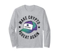 Rendi di Nuovo Grande Le criptovalute Solana Maglia a Manica