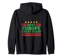 Rendi Europa Grande Ancora Stellata Unione Europea Felpa con Cappuccio