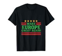 Rendi Europa Grande Ancora Stellata Unione Europea Maglietta
