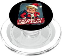 Rendi il Natale di nuovo grande - Bold Santa Statement PopSockets PopGrip per MagSafe
