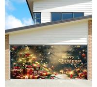 Rendi il tuo garage il discorso della città questo Natale con uno striscione oversize da 480 x 210 cm (B, A)