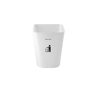 Rendi il tuo spazio più ordinato, ordinato e igien 6.4L / 1.4 Gallon Square Contenitore for rifiuti quadrato, famiglia senza copertura Matte Cestino opaco, cestino dei rifiuti for la cucina for l'uffi
