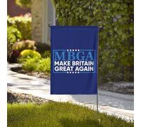Rendi la Gran Bretagna di n grande bandiera da giardino 12x18 Mbga cartello da giardino Rendi l'Inghilterra di n grande bandiera da casa senza supporto bifacciale