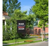 Rendi la Gran Bretagna di n grande bandiera da giardino 12x18 Mbga cartello da giardino Rendi l'Inghilterra di n grande bandiera da casa senza supporto bifacciale