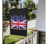 Rendi la Gran Bretagna di n grande, bandiera da giardino 28x40 Mbga, cartello da giardino, Rendi l'Inghilterra di n grande, bandiera da casa senza supporto, bifacciale