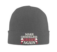 Rendi la Groenlandia di n Fantastica per Uomo e Donna, Berretto da Sci Caldo e Accogliente in Maglia, Taglia Unica, Colore mé