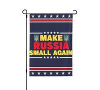 Rendi la Russia di n piccola, bandiera da giardino 28x40, bandiera da giardino Rendi la Russia di n piccola, bandiera da casa senza supporto, bifacciale P