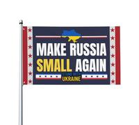 Rendi la Russia di n piccola, cartello con bandiera 3x5, Rendi la Russia di n piccola, striscione con bandiera per esterni, per festival, feste e festività, senza supporto per bandiera