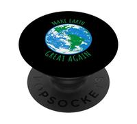 Rendi la Terra di nuovo grande Pianeta Terra Globe Earth Day Design PopSockets PopGrip Adesivo