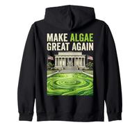 Rendi Le alghe di Nuovo Grandi Lincoln Memorial Felpa con Cappuccio