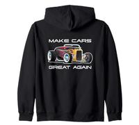 Rendi le auto di nuovo fantastiche! Design classico di Muscle Car Hotrod Felpa con Cappuccio