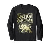 Rendi l'Iran di Nuovo Grande | Iran Libero | Persia Quote Maglia a Manica