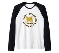 Rendi l'Iran di Nuovo Grande La Luce Supera Il Leone e Il Sole delle tenebre Maglia con Maniche Raglan