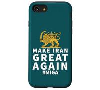 Rendi l'Iran di nuovo grande Leone persiano e Sun Shiro Khorshid Custodia per iPhone SE (2020) / 7 / 8