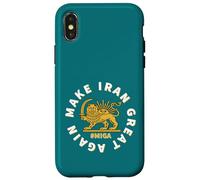 Rendi l'Iran di nuovo grande Leone persiano e Sun Shiro Khorshid Custodia per iPhone X/XS