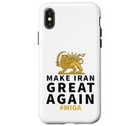 Rendi l'Iran di nuovo grande Leone persiano e Sun Shiro Khorshid Custodia per iPhone X/XS