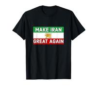 Rendi l'Iran di Nuovo Grande Leone Persiano e Sun Shiro Khorshid Maglietta