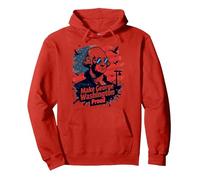Rendi Orgoglioso George Washington Felpa con Cappuccio, Unisex per Adulti, Rosso, S