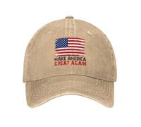 Rendiamo l'America di Nuovo Grande Unisex Tappo Sportivo Leggera Cappello da Cowboy Regolabile Berretto da Baseball per Pesca Viaggi Golf
