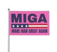 Rendiamo l'Iran di nuovo grande, supporta la libertà, bandiera 3x5, decorazione da parete per interni ed esterni, decorazioni per feste, striscioni, decorazioni per la casa e per il giardino.