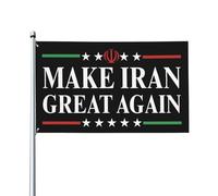 Rendiamo l'Iran di nuovo grande, supporta la libertà, bandiera 3x5, decorazione da parete per interni ed esterni, decorazioni per feste, striscioni, decorazioni per la casa e per il giardino.