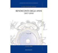 Rendiconti. Vol. 8: Anni 2017-2018.