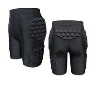 RenDiuJups Goalkeeper Armor Shorts, Pantaloncini da Portiere da Calcio Imbottiti e protettivi, con Compressione e Scorrimento, for Uomo e Donna (Imbottitura in Schiuma Eva)(A,L)