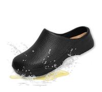 RenDiuJups Scarpe da Chef Unisex Antiscivolo - Scarpe di Sicurezza for Cucina Resistenti a Olio e Acqua, Leggere e Comode for Ristoranti, Bar e Professionisti della Ristorazione(Black,42 EU)