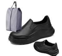 RenDiuJups Scarpe da Chef Uomo Antiscivolo - Scarpe da Lavoro Uomo Cucina Professionali, Sicure e Traspiranti, Comode per Ristoranti e Lavori di Gastronomia(42 EU)