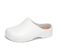 RenDiuJups Scarpe da Cuoco Scarpe da Cucina Antiscivolo Scarpe da Lavoro da Donna, Scarpe da Cuoco Antinfortunistiche Basse Casual da Uomo, Scarpe da Cucina Traspiranti E Comode(White,38-39)
