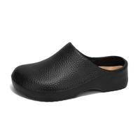RenDiuJups Scarpe da Cuoco Scarpe da Cucina Antiscivolo Scarpe da Lavoro da Donna, Scarpe da Cuoco Antinfortunistiche Basse Casual da Uomo, Scarpe da Cucina Traspiranti E Comode(Black,44-45)