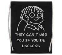 RENDYTE Essi Non posso Utilizzo Voi Se Tu sei Inutile Borsa Da Allenamento Sacca Da Palestra Unisex Nera