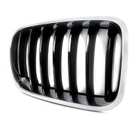 Rene Anteriore Griglia Griglia Lato Sinistro Per BMW Per X3 F25 2011-2014 Pre-LCI Chrome + Nero Accessori AUTO Griglia Anteriore(Right side)