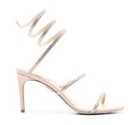 René Caovilla, ,Shoes ,Donna ,Beige ,40 EU Cleo Satin Sandal