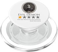 Rene Descartes - Evil Demon - Meme di filosofia francese PopSockets PopGrip per MagSafe