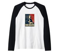 Rene Descartes Filosofia Matematica Geometria Maglia con Maniche Raglan