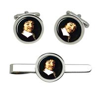 René Descartes Gemelli E Fermacravatta Set