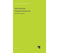 Rene Descartes Gespräch mit Burman (Copertina rigida)