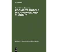 René Dirven Cognitive Models in Language and Thought (Copertina rigida)