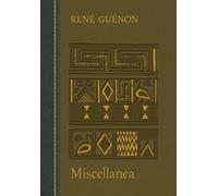 Rene Guenon Miscellanea (Copertina rigida)