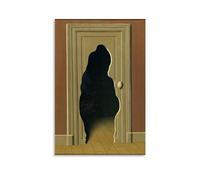 Rene Magritte Artwork - Stampa artistica su tela, motivo "Unexpected Answer", stampa artistica da parete per soggiorno, parete, casa, 60 x 90 cm