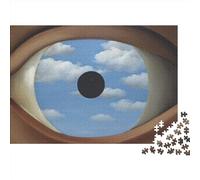 Rene Magritte Pittura ad olio Puzzle Di Legno 1000 Pezzi, Museo Puzzles Per Adulti Classici, Per Giovani Giochi Educativi,Arte Puzzle