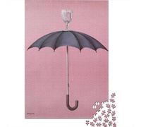 René Magritte Puzzle arte Da 1000 Pezzi, Puzzles opere d'arte famose nel mondo Per Adulti, museo Impossible Rompicapo, Gioco Di Abilità Colorato, Regalo Per Le Vacanze O Per Il Compleanno