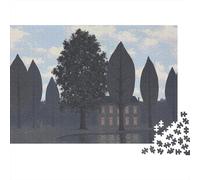 René Magritte Puzzle opere d'arte famose nel mondo Da 1000 Pezzi, Puzzles dipinto Per Adulti, museo Impossible Rompicapo, Gioco Di Abilità Colorato, Regalo Per Le Vacanze O Per Il Compleanno