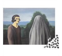 René Magritte Puzzle opere d'arte famose nel mondo Da 1000 Pezzi, Puzzles museo Per Adulti, dipinto Impossible Rompicapo, Gioco Di Abilità Colorato, Regalo Per Le Vacanze O Per Il Compleanno